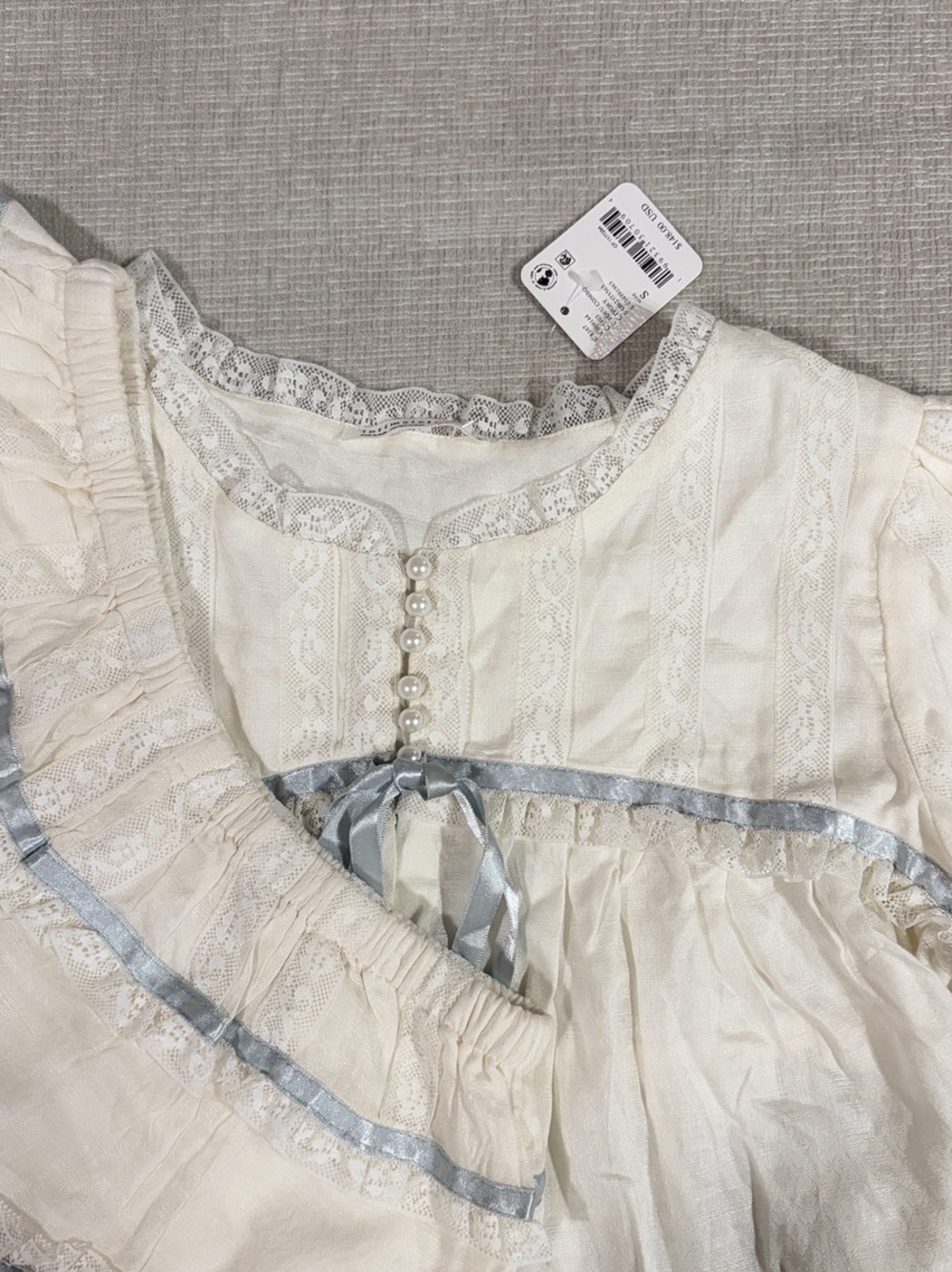 Free People Bali Sweetie Pie Set Tofu White Intimately Top Shorts Small XS NEW - Picture 6 of 11